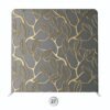 Gray & Gold Leaf Elegance