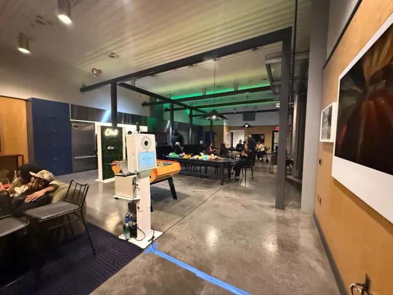 TurnKey-Pro photo booth setup in a modern indoor Orange County venue